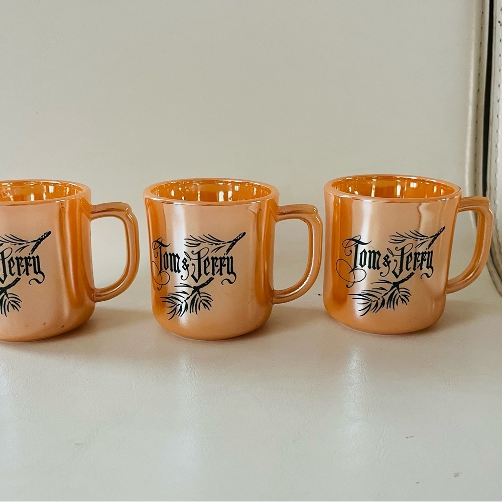 Fire King Orange Mugs Set of 3 - Picture 1 of 13